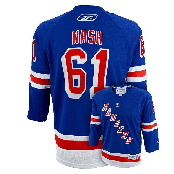 Boys 8-20 Reebok New York Rangers Rick Nash Nhl Replica Jersey, Boy's, Size: S-m, Red