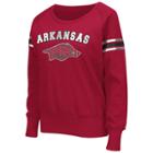 Women's Campus Heritage Arkansas Razorbacks Wiggin' Fleece Sweatshirt, Size: Small, Dark Red
