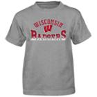 Boys 4-7 Wisconsin Badgers Cotton Tee, Boy's, Size: S(4), Grey (charcoal)