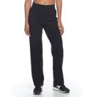 Petite Tek Gear&reg; Basic Fleece Pants, Women's, Size: M Petite, Black