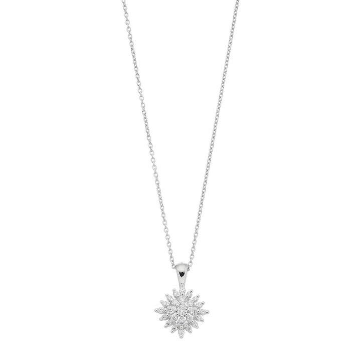 Simply Vera Vera Wang Sterling Silver 1/2 Carat T.w. Diamond Rhombus Cluster Pendant, Women's, Size: 18, White