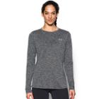 Women's Under Armour Tech Long Sleeve Tee, Size: Medium, Black