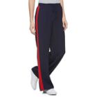 Juniors' Joe B Varsity Stripe Crepe Track Pants, Girl's, Size: Xs, Blue (navy)