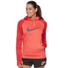 Women's Nike Therma Training Hoodie, Size: Small, Orange Oth
