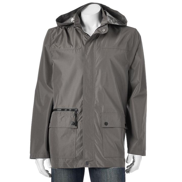 Men's Urban Republic Rain Jacket, Size: Medium, Dark Grey