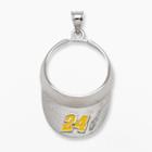 Insignia Collection Nascar Jeff Gordon Sterling Silver 24 Visor Pendant, Women's, Yellow