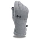 Men's Under Armour Survivor Fleece Gloves, Size: Medium, Silver