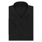 Men's Arrow Regular-fit Spread-collar Dress Shirt, Size: Xl 17-17.5, Deep Black