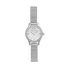 Laura Ashley Women's Crystal Mesh Band Watch, Size: Small, Grey