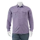 Big & Tall Apt. 9&reg; Classic-fit Crosshatch Roll-tab Button-down Shirt, Men's, Size: M Tall, Dark Blue