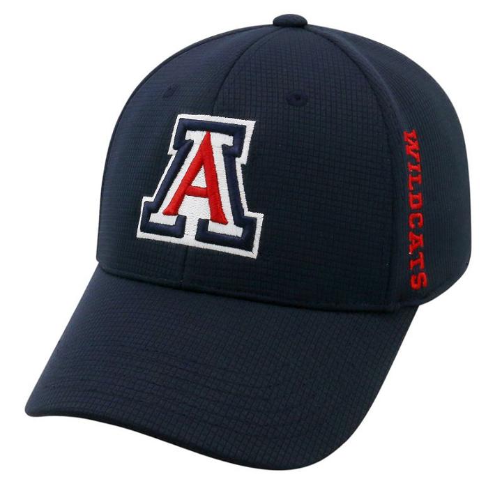 Adult Arizona Wildcats Booster Plus Memory-fit Cap, Men's, Blue (navy)