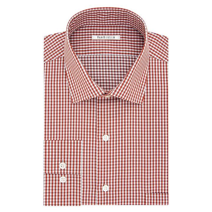 Big & Tall Van Heusen Flex-collar Dress Shirt, Men's, Size: 18-34/35, Med Red