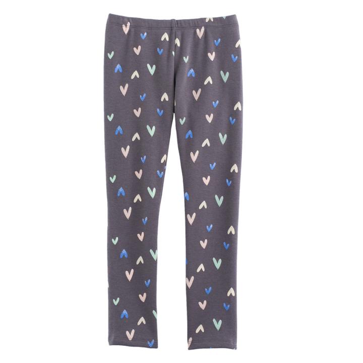 Girls 4-10 Jumping Beans&reg; Fleece-lined Leggings, Size: 10, Grey