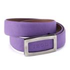 Men's Izod Cutout Logo Plaque Golf Belt, Size: 46, Purple
