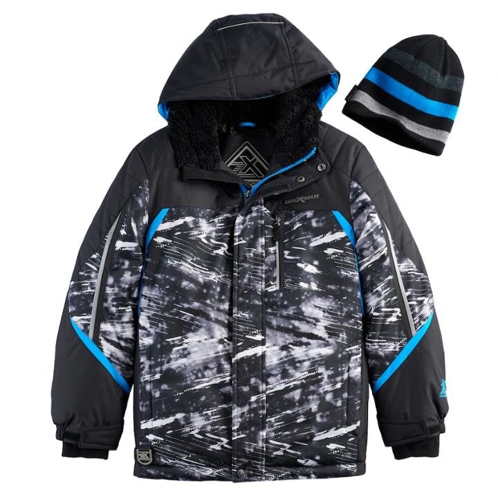 Boys 8-20 Zeroxposur Snowboard Jacket, Size: Xl, Oxford