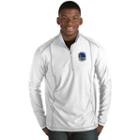 Men's Antigua Golden State Warriors Tempo Quarter-zip Pullover, Size: Large, White