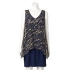 Women's Expo Glittery Shift Dress, Size: 16, Blue (navy)