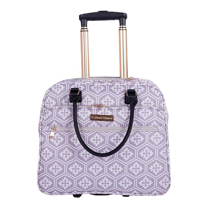 Jenni Chan Aria Snowflake 16-inch Business Tote, Adult Unisex, Size: 16carryon, Grey