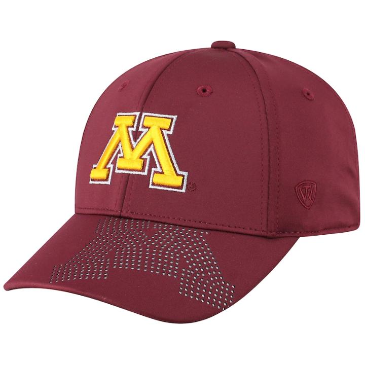 Adult Top Of The World Minnesota Golden Gophers Pitted Memory-fit Cap, Men's, Dark Red
