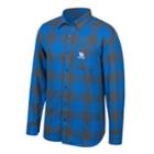 Men's Kentucky Wildcats Run Around Plaid Shirt, Size: Xl, Brt Blue
