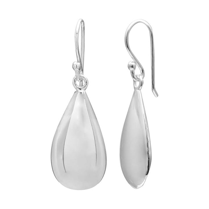 Primrose Sterling Silver Puffed Teardrop Earrings, Women's