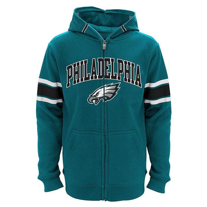 Boys 8-20 Philadelphia Eagles Helmet Hoodie, Boy's, Size: Xl(18/20), Green