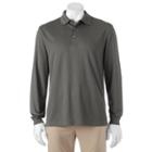 Men's Grand Slam Classic-fit Solid Driflow Performance Golf Polo, Size: Small, Grey Other
