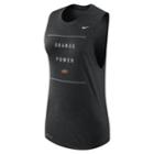 Women's Nike Oklahoma State Cowboys Dri-fit Muscle Tank Top, Size: Xxl, Black