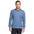 Men's Van Heusen Flex Fleece Quarter-zip Top, Size: Xxl, Light Blue
