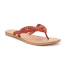 Women's Sonoma Goods For Life&trade; Braided Thong Sandals, Size: Small, Red