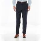 Big & Tall Chaps Classic-fit Navy (blue) Wool-blend Comfort Stretch Flat-front Suit Pants, Men's, Size: 40x34