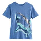 Boys 4-7x Sonoma Goods For Life&trade; Foiled Shark Graphic Tee, Size: 7, Med Blue