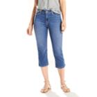 Women's Levi's Classic Capri Jeans, Size: 30(us 10)m, Med Blue