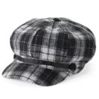 Women's Apt. 9&reg; Plaid Newsboy Hat, Black