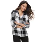 Women's Rock & Republic&reg; Twill Shirt, Size: Xxl, White