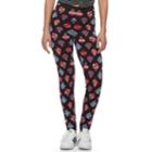 Juniors' It's Our Time Christmas Print Leggings, Teens, Size: Medium, Black