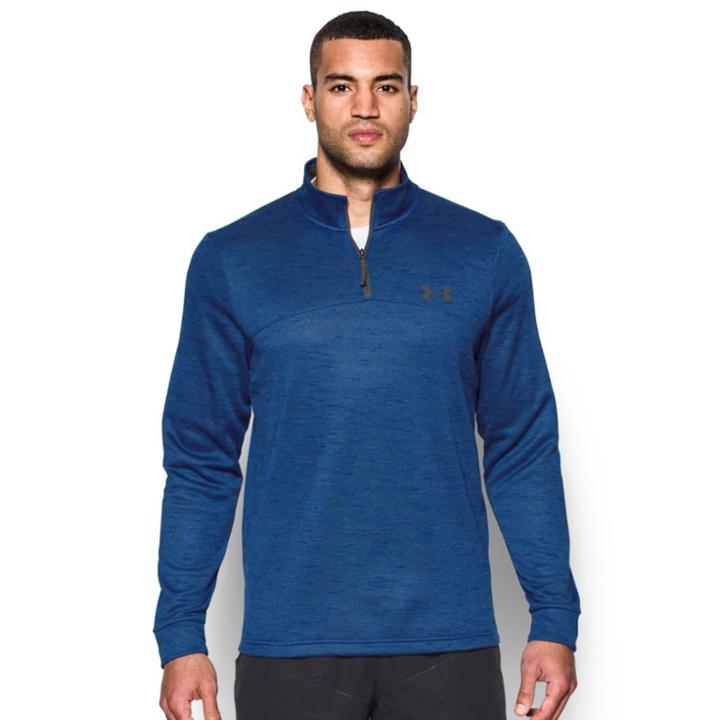 Men's Under Armour Storm Fleece Quarter-zip Top, Size: Medium, Blue