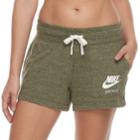Women's Nike Gym Vintage Drawstring Shorts, Size: Medium, Green