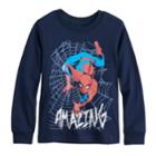 Toddler Boy Marvel Spider-man Graphic Tee, Size: 3t, Blue (navy)