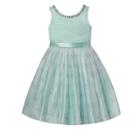 Girls 7-16 American Princess Pastel Rhinestone Embellished Dress, Size: 14, Lt Green