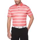 Big & Tall Grand Slam On Course Printed Stripe Polo, Men's, Size: 4xb, Brt Red