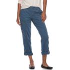 Women's Sonoma Goods For Life&trade; Convertible Utility Pants, Size: 8, Dark Blue