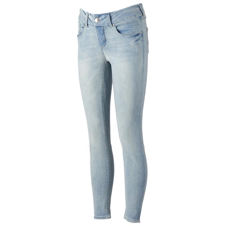 Women's Seven7 Slimming Light Wash Jeggings, Size: 14, Light Blue