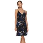 Juniors' Mudd&reg; Tie Front Skater Dress, Teens, Size: Small, Oxford