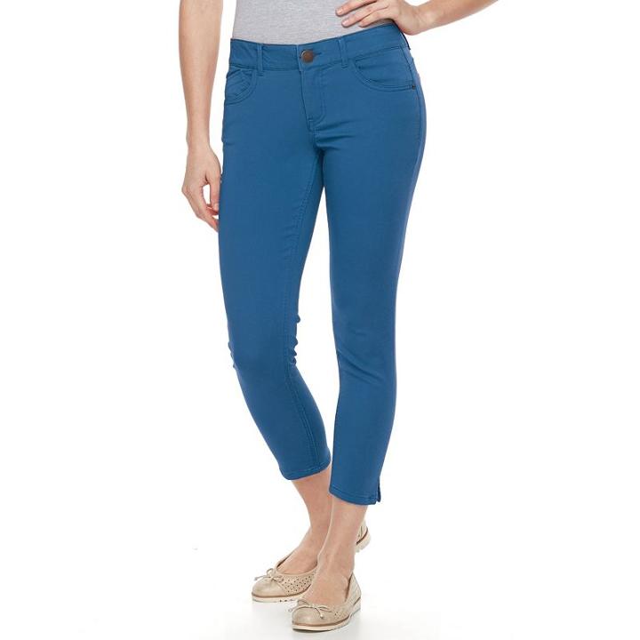 Women's Recreation Technology Ankle Jeggings, Size: 14, Med Blue