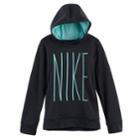Girls 7-16 Nike Nike Therma Fleece Hoodie, Size: Xl, Grey (charcoal)