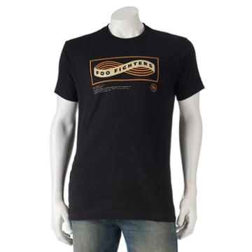 Men's Foo Fighters Tee, Size: Small, Black