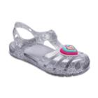 Crocs Isabella Girls' Sandals, Size: 11, Silver
