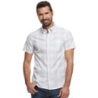 Men's Sonoma Goods For Life&trade; Slim-fit Poplin Button-down Shirt, Size: Xl, Natural