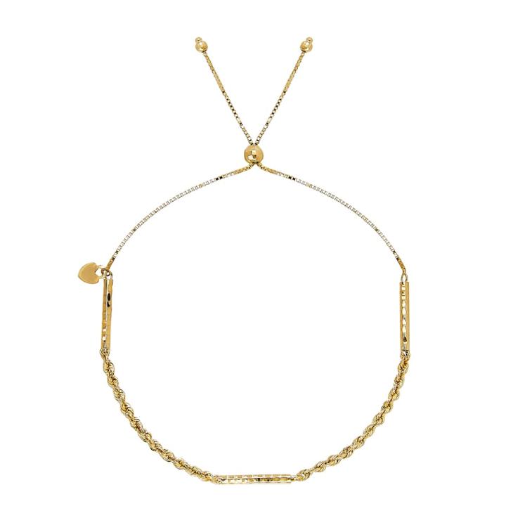 Everlasting Gold 14k Gold Bolo Bracelet, Women's, Yellow